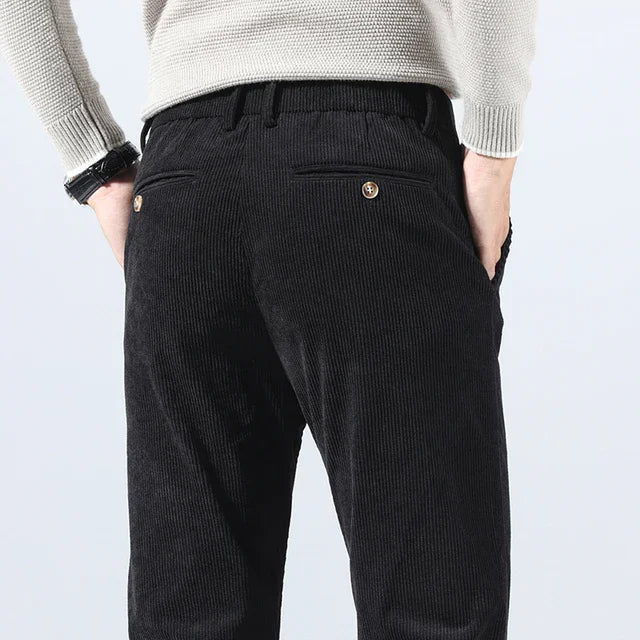 Ettore | Elastic Velvet Pants