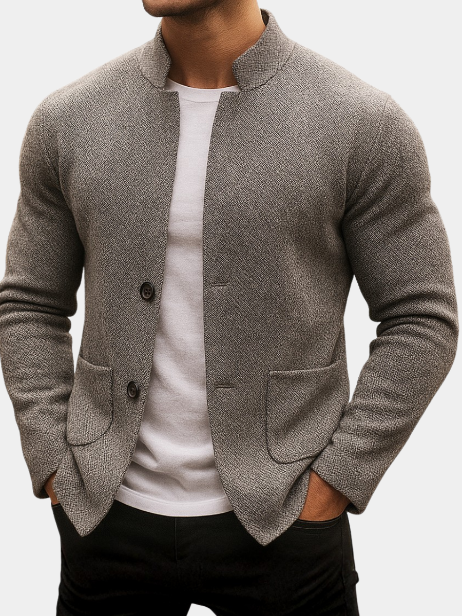 LAURENT MONACO | CARDIGAN EN LAINE TRICOTÉE FOR MEN
