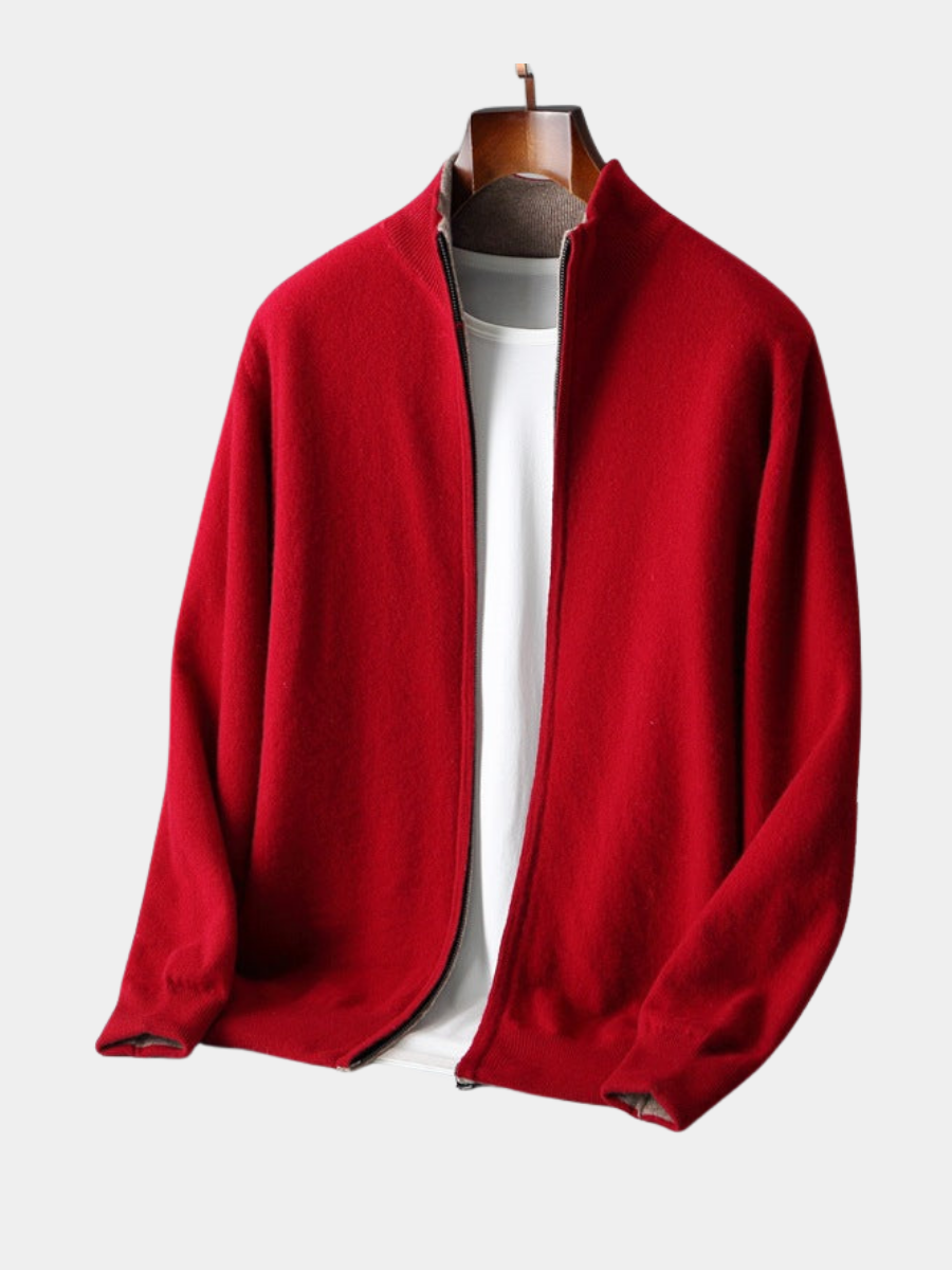 LAURENT MONACO | CARDIGAN ZIPPÉ EN MAILLE POUR HOMME