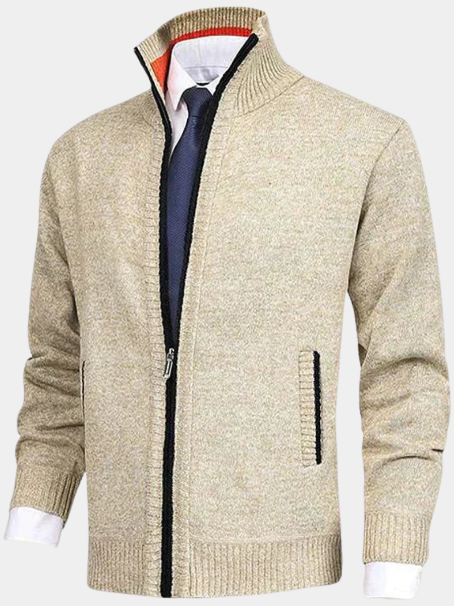 LAURENT MONACO | CARDIGAN HOMME À MANCHES LONGUES