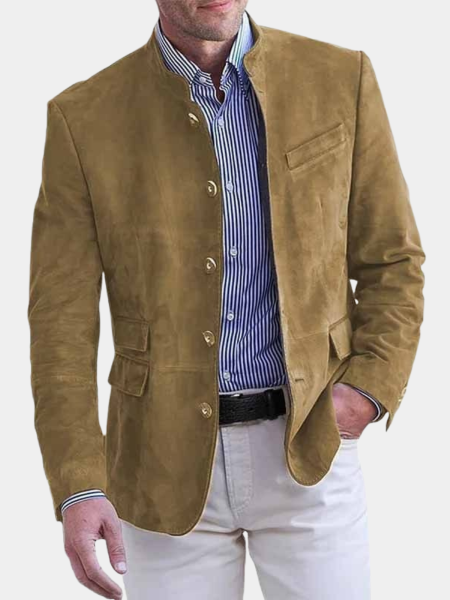 CHARLOTTE CANADA | MEN'S MANDARIN COLLAR BLAZER