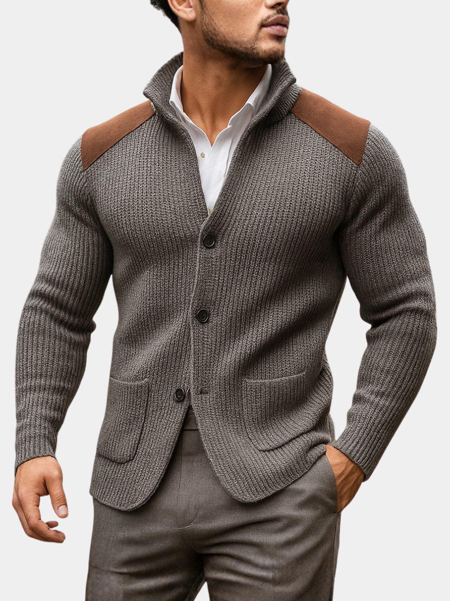 LAURENT MONACO | MEN'S TEXTURED KNIT BLAZER