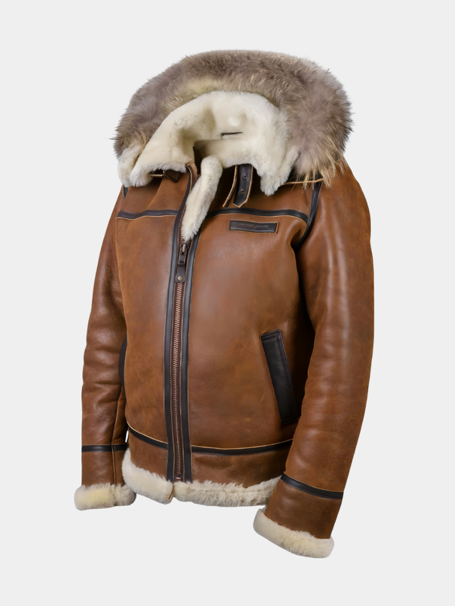 LAURENT MONACO | MEN'S AVIATOR BOMBER JACKET