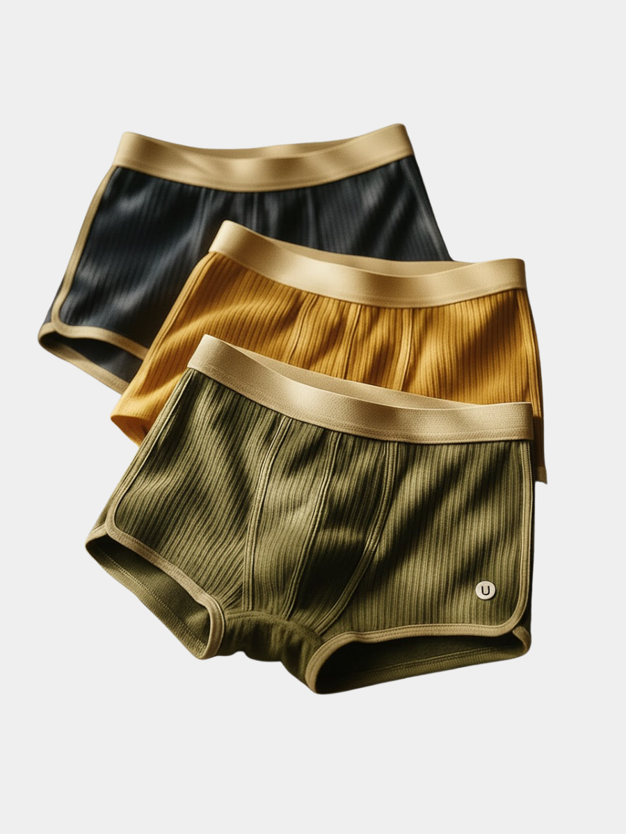 LAURENT MONACO | BOXER EN COTON BIOLOGIQUE POUR HOMME (lot de 3)
