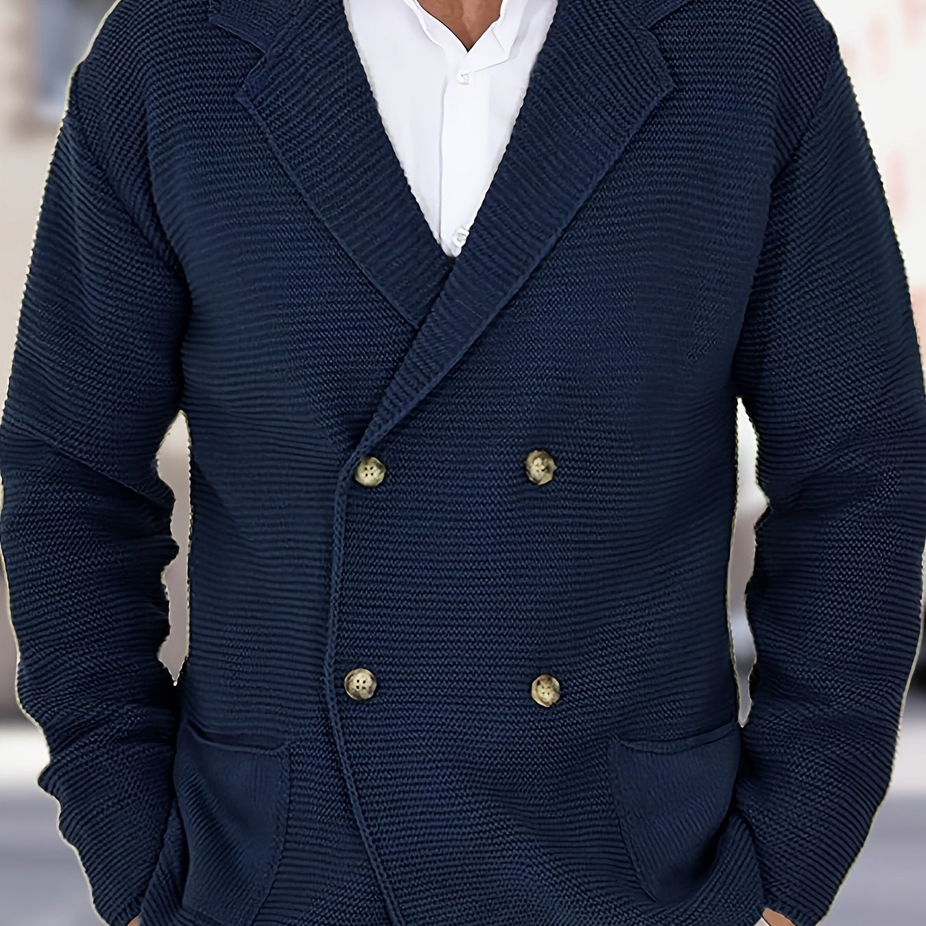 LAURENT MONACO | CARDIGAN ÉLÉGANT EN LAINE POUR HOMME