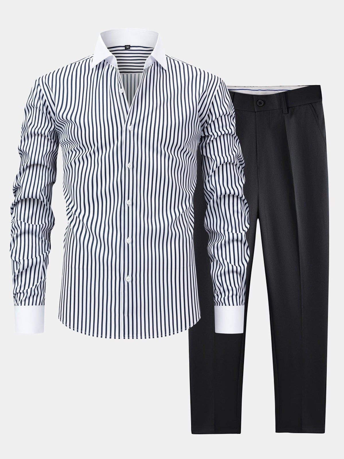 CHEMISE WINCHESTER STRIPED SHIRT & SLIM FIT PANTS