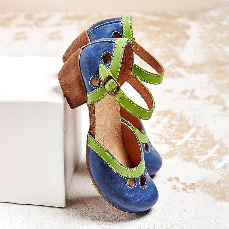 Charlotte | Women's Orthopedic Low Heel Flat Sandals