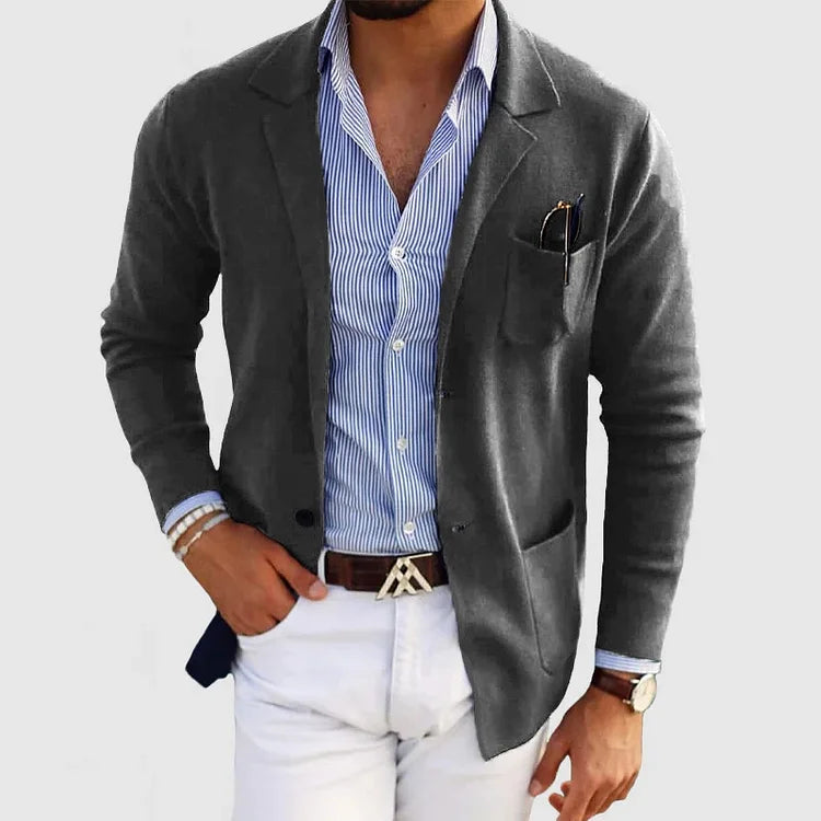 CHARLOTTE CANADA | LUXURIOUS MEN'S SOFT MATERIAL BLAZER