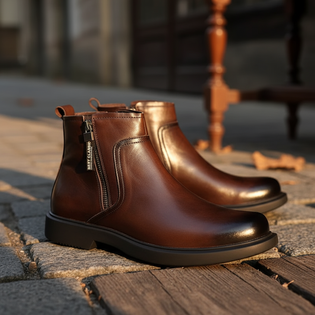 LAURENT MONACO | BOTTES ZIPPÉES POUR HOMMES