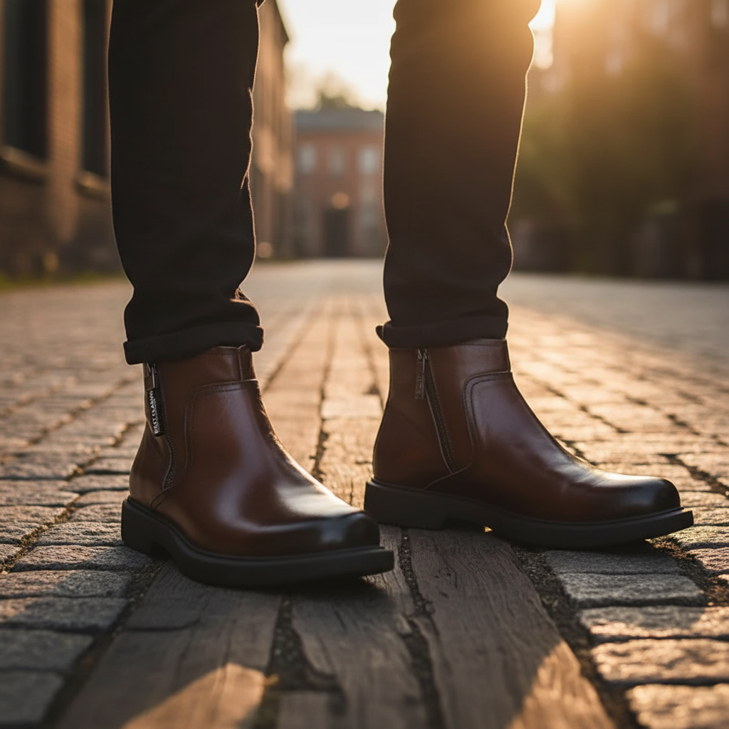 LAURENT MONACO | BOTTES ZIPPÉES POUR HOMMES