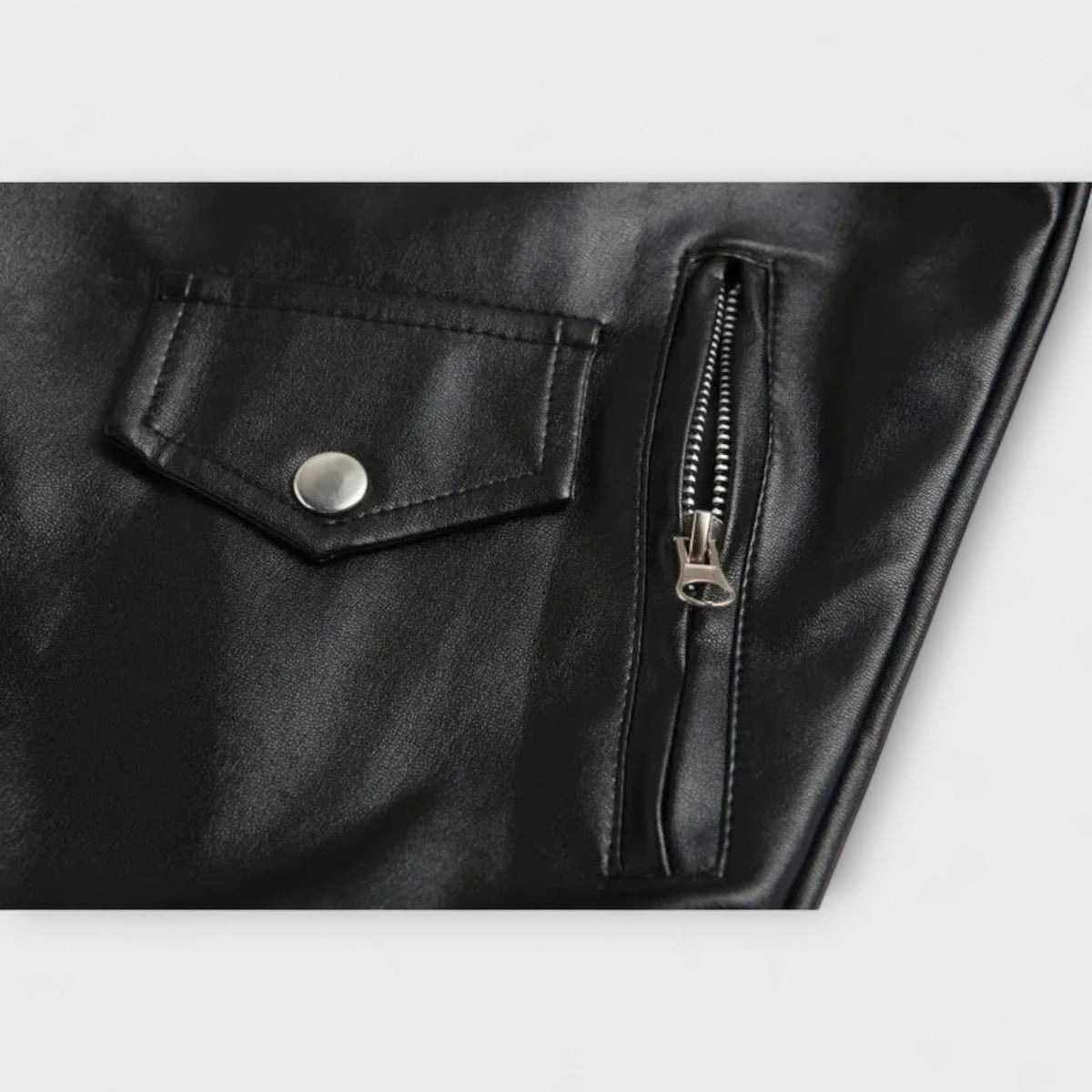 CHARLOTTE CANADA | ELEGANT LEATHER BOMBER JACKET