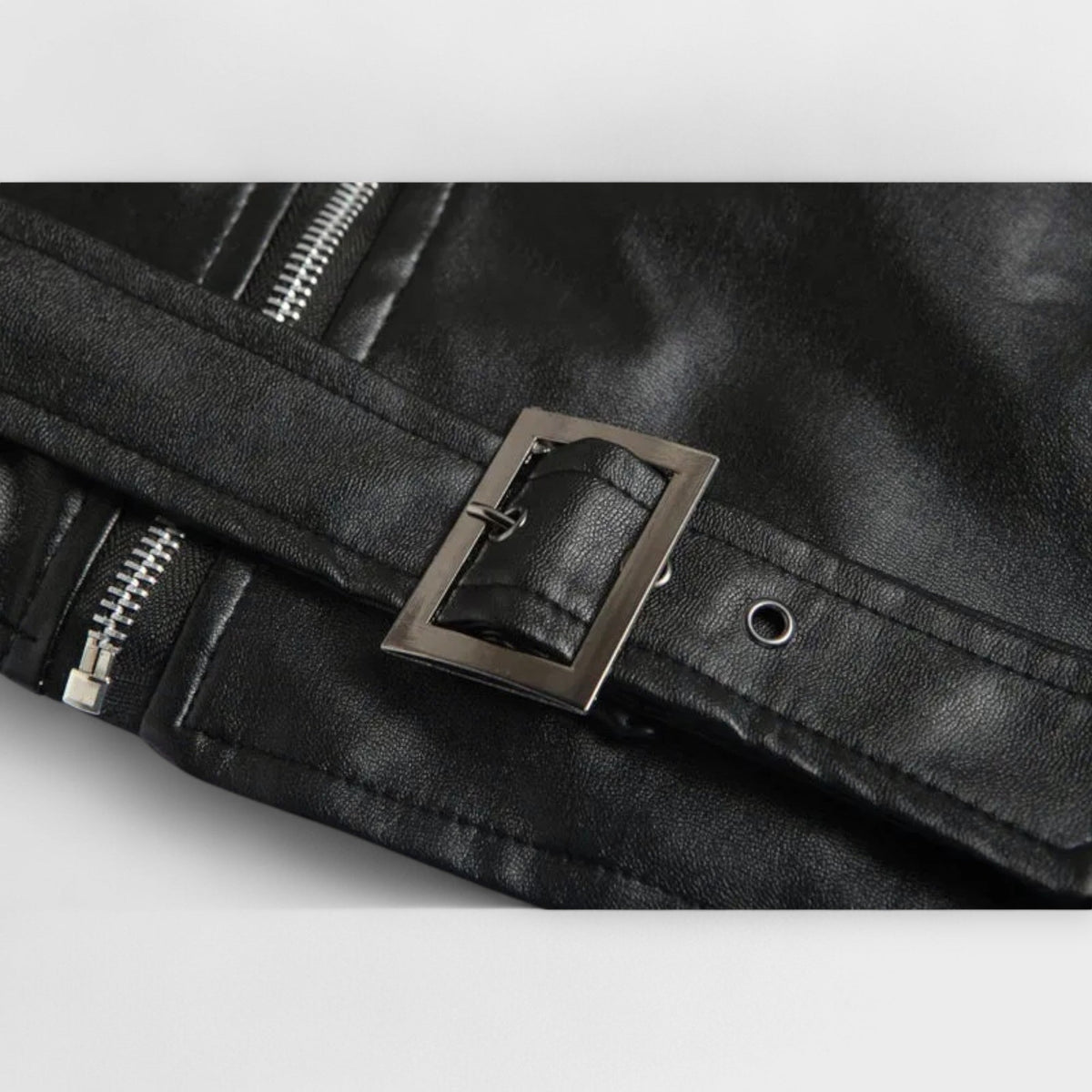 CHARLOTTE CANADA | ELEGANT LEATHER BOMBER JACKET