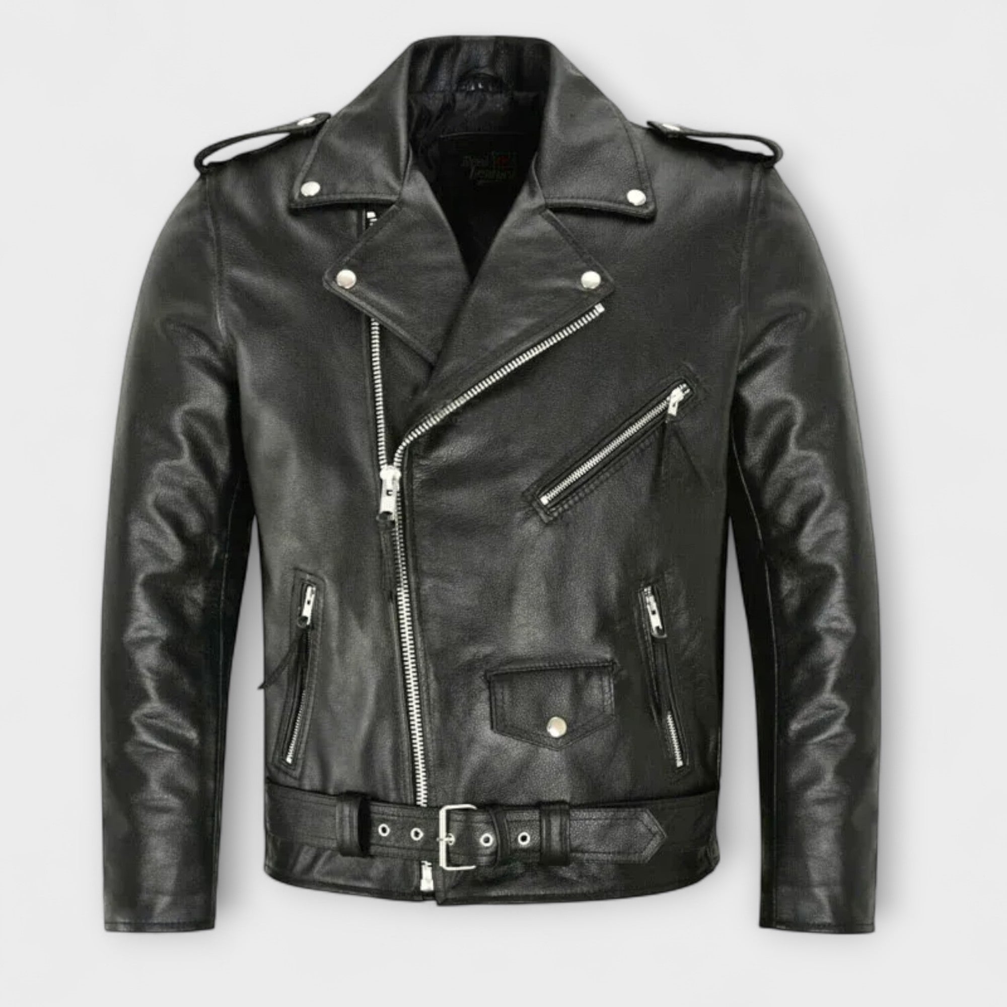 LAURENT MONACO | ELEGANT LEATHER BOMBER JACKET