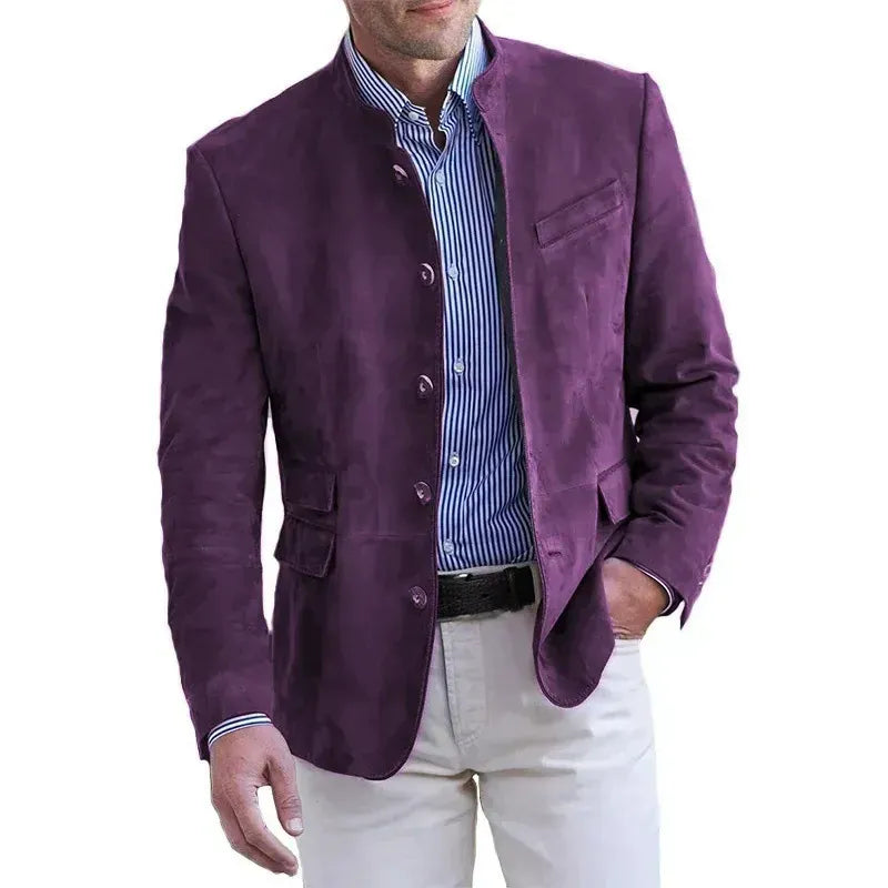 CHARLOTTE CANADA | MEN'S MANDARIN COLLAR BLAZER