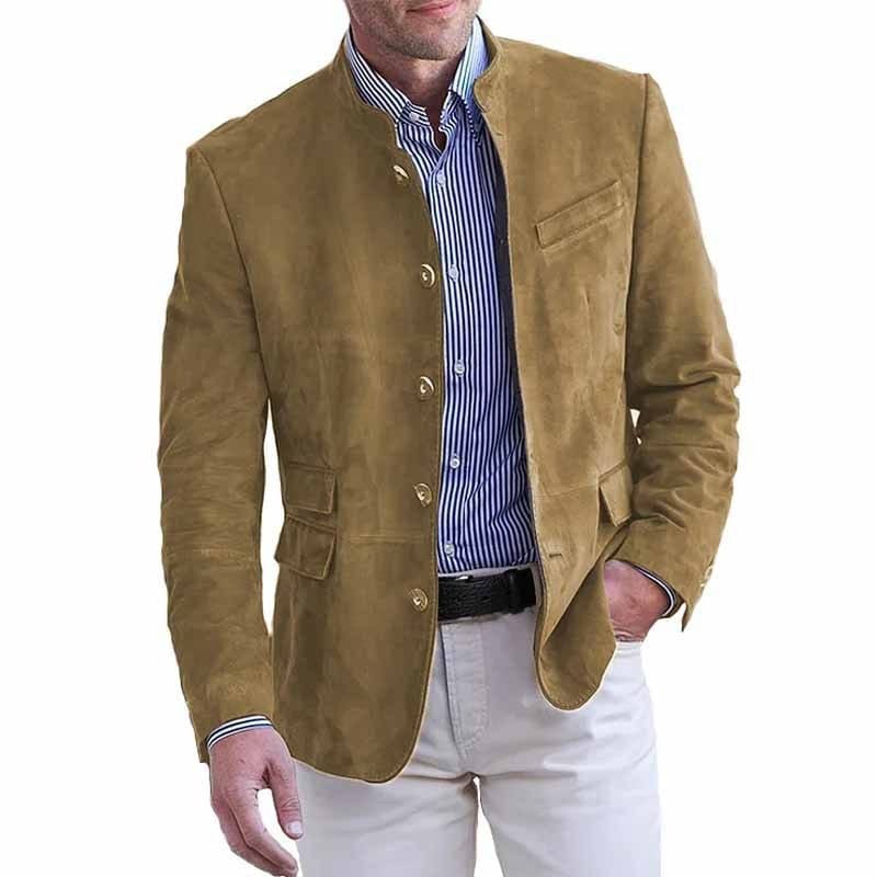 LAURENT MONACO | MEN'S MANDARIN COLLAR BLAZER
