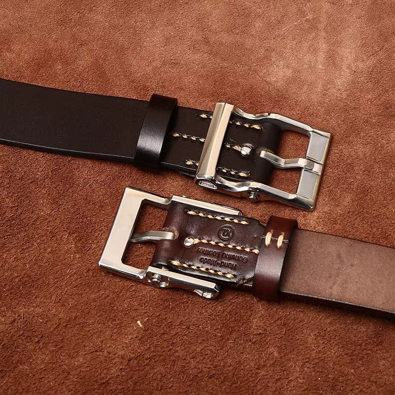 LAURENT MONACO | CEINTURE EN CUIR HERITAGE POUR HOMMES