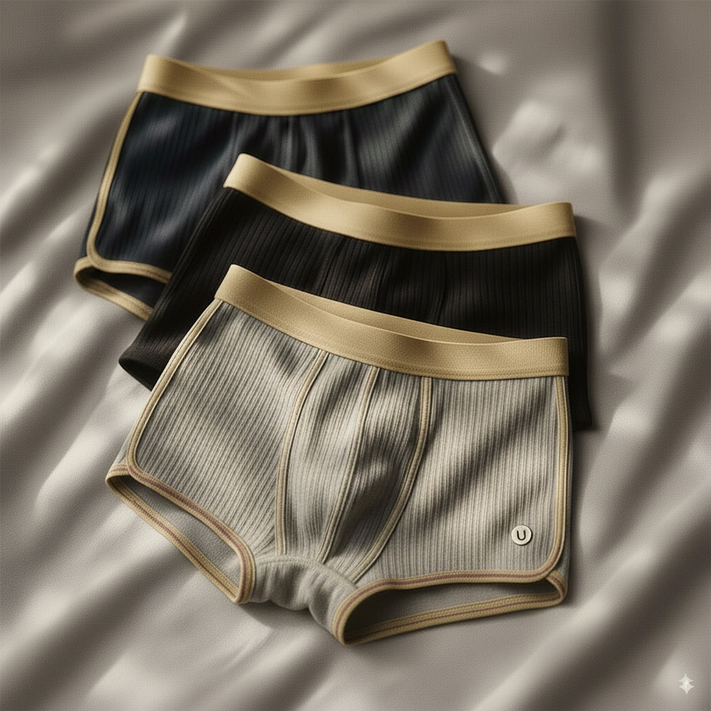 LAURENT MONACO | BOXER EN COTON BIOLOGIQUE POUR HOMME (lot de 3)