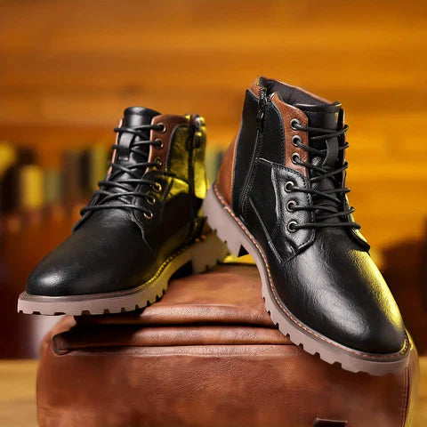 LAURENT MONACO | BOTTES RÉSISTANTES AVEC LACETS