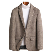 Alban | Wool Blend Plaid Jacket