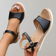 Roxanne | Women's Platform Wedge Ankle Strap Sandals