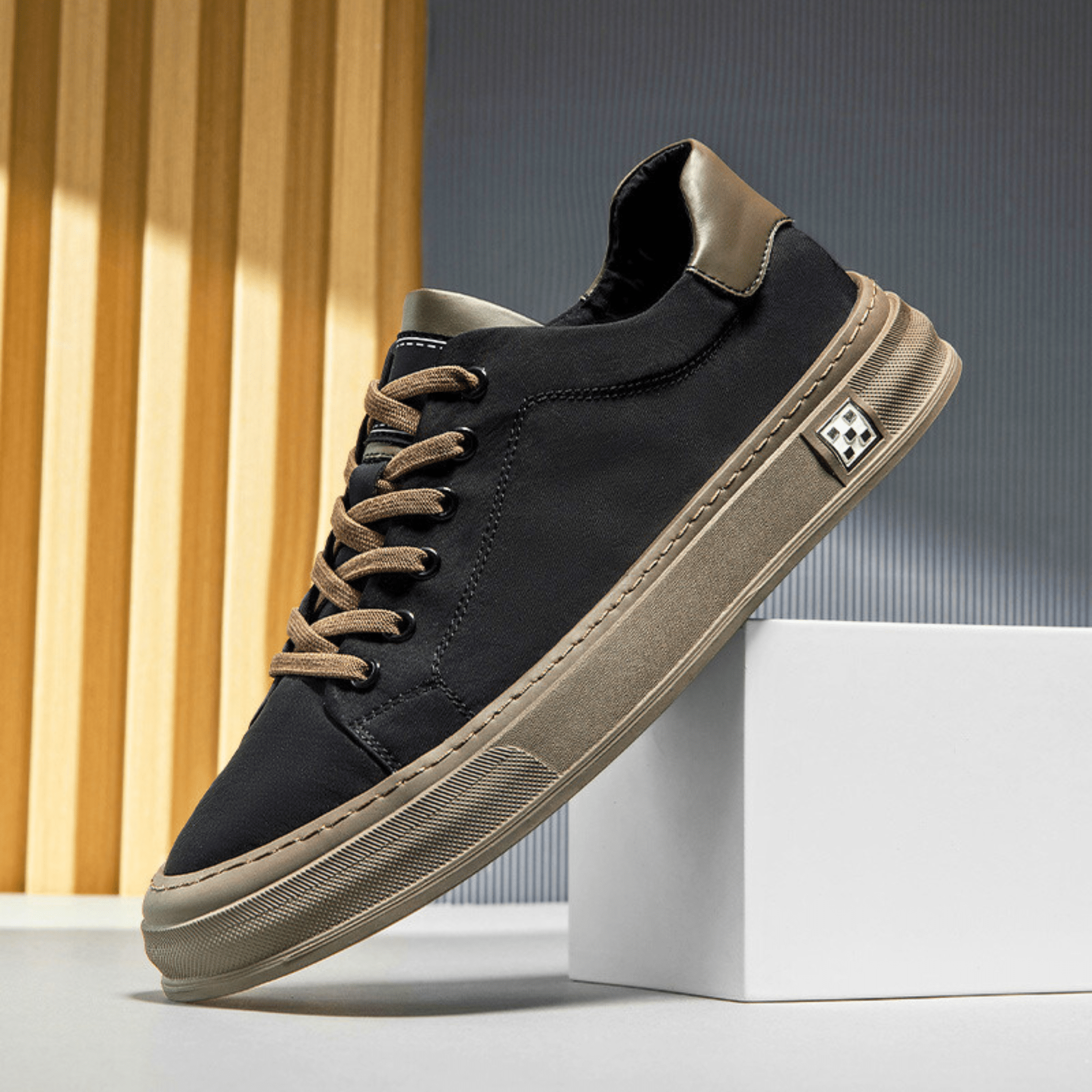 LAURENT MONACO | BASKETS CASUAL EN TOILE POUR HOMME