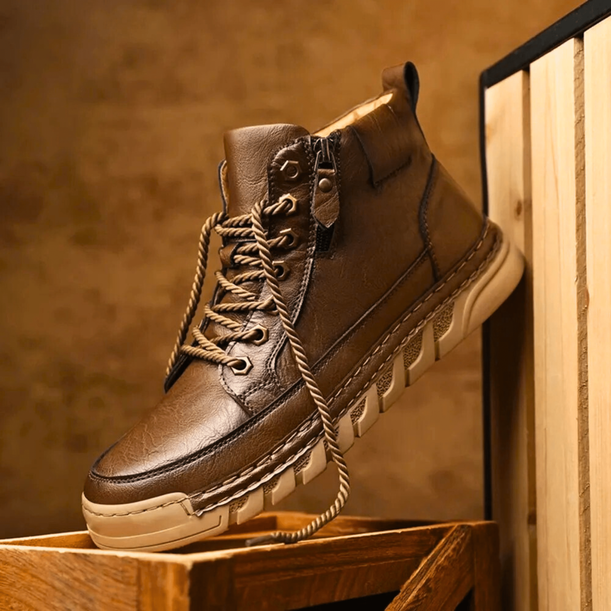 LAURENT MONACO | BOTTES EN CUIR POUR HOMME